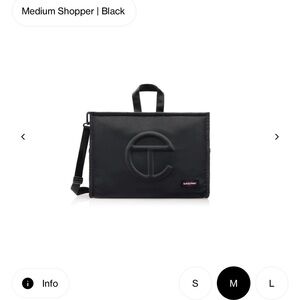 Telfar Black Backpack for Men